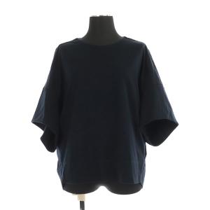 バックネックスリットカットソー 1 ネイビー