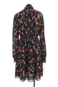 kate spade new york 花柄ワンピース S ブラック