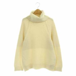 ウールタートルネックワイドニット プルオーバー 2 アイボリー