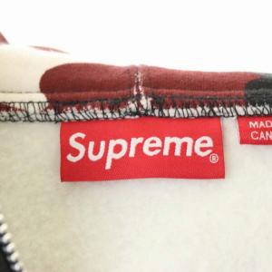 Supreme Small Box Logo Zip Up Hooded カモフラ 裏起毛 M グレー ブラック ボルドー