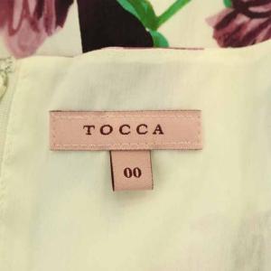 TOCCA 21SS ROSA DRESS ドレスワンピース 花柄 00 オフホワイト