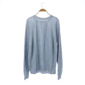 unfil IENA別注 21SS フレンチリネンニット クルーネック 1 グレイッシュブルー