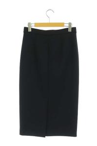 Theory 20AW Dry Jersey Lijnek バックスリットスカート タイト ロング 2 黒 ブラック