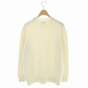 Theory 19AW CASHMERE SOLID CREW ニット カシミヤ セーター 長袖 プルオーバー モックネック S アイボリー