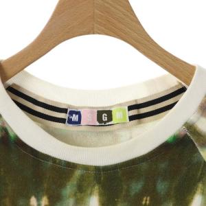 MSGM マルチカラー七分袖Tシャツ XS アイボリー
