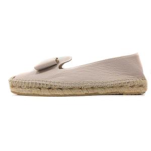Salvatore Ferragamo Sannio leather espadrilles Blush エスパドリーユ 5 ベージュ