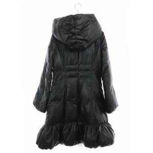 M'S GRACY ダウンコート アウター ロング フード 38 黒 ブラック
