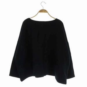 nest Robe コットンウールフレア2WAYシャツジャケット 黒 ブラック