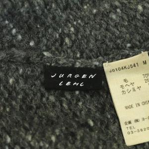 JURGEN LEHL モヘヤカシミヤ混ウールニットカーディガン 長袖 M グレー