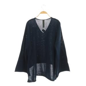 nagonstans ニット Vネック 36 ネイビー
