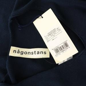nagonstans ニット Vネック 36 ネイビー