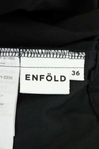 ENFOLD 21AW タイプライターゴムジョッパーズパンツ 36 ブラック