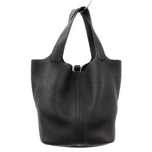 HERMES ピコタンロックMM トリヨンクレマンス 南京錠 黒