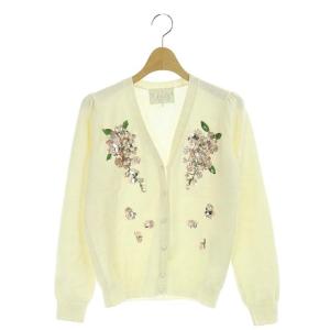 19AW ウール混ニットカーディガン オフホワイト