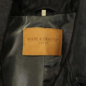 Levi's LEVIS MADE&CRAFTED レザーバイカーベスト 1 ブラック