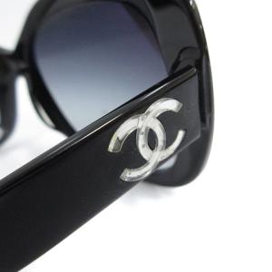 CHANEL サングラス ココマーク プラスチックフレーム 135 ブラック