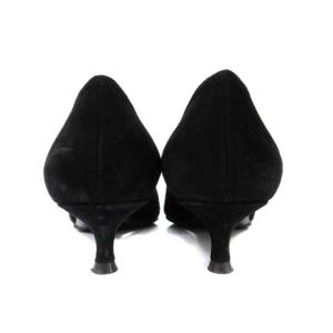 Deuxieme Classe BRENTA 20SS POINTED パンプス ポインテッドトゥ スエード 36 ブラック