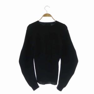 ENFOLD 19SS ウール 長袖 ニット セーター プルオーバー 38 黒 ブラック