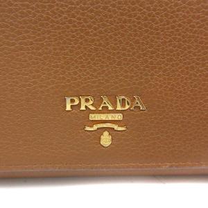 PRADA サフィアーノレザー長財布 ブラウン