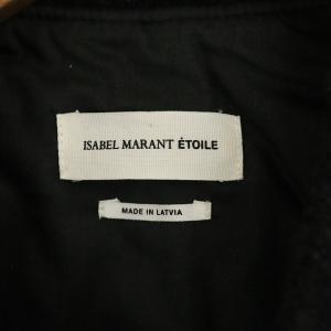 ISABEL MARANT ETOILE ヘリンボーンブルゾン ジャケット 総裏地 38 黒 ベージュ