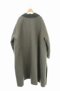 ebure LIGHT WOOL RIVER COAT リバーコート 38 グレー