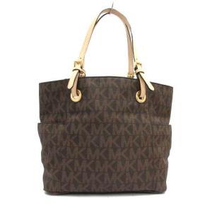 MICHAEL Michael Kors 30S11TTT4B トートバッグ 総柄 レザー 牛革 ブラウン