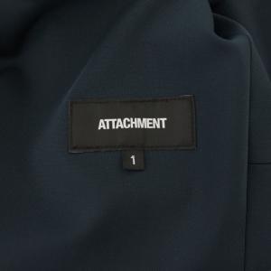 ATTACHMENT 19SS マットストレッチジャージ3Bジャケット 1 ダークグリーン