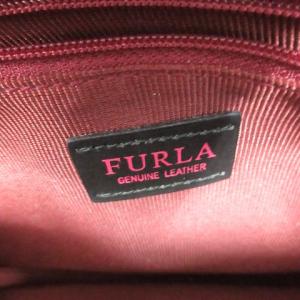 FURLA LADY レザートートバッグ レッド