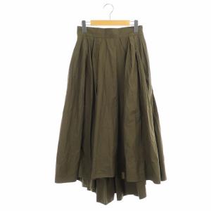 タックロングスカート 01 カーキ