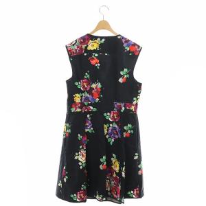kate spade new york rare roses poplin dress 10 ブラック