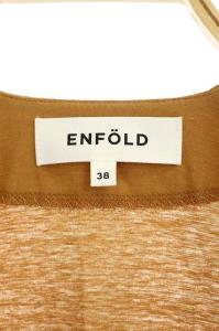 ENFOLD ロングカーディガン 38 キャメル