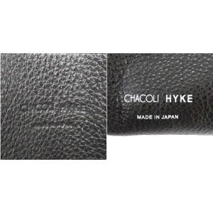 HYKE × チャコリ chacoli LEATHER TOTE BAG トートバッグ カウレザー ブラック