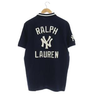 POLO RALPH LAUREN ×MLB Yankees Polo ポロシャツ ヤンキース 刺繍 M ネイビー