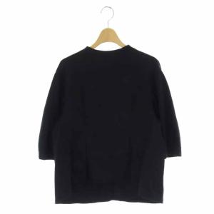 21SS ボトルネックカットソーブラウス 36 ブラック