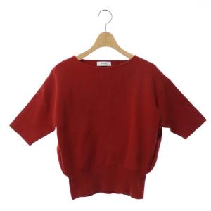 19SS 3D CARAPACE KNIT ニット 五分袖 レッド