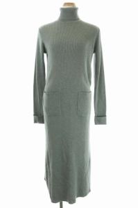AMERI ワンピース ニット スモークグリーン