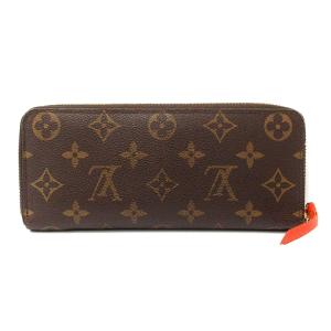 LOUIS VUITTON M60743 モノグラム ポルトフォイユ クレマンス ピモン 長財布 ラウンドファスナー ブラウン