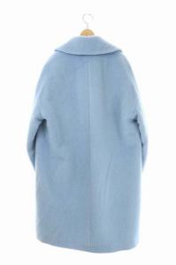 ebure シャギーチェスターコート ブルー