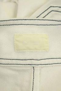 Diagram GRACE CONTINENTAL 21SS センタースリットデニムパンツ 36 ホワイト