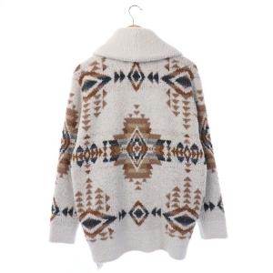 ジェラートピケ テレサ ジャガード カウチン カーディガン ジェラートピケ スーパーマリオ テレサ ジャガード カウチン