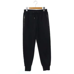 LOGO TAPE TRACK PANTS サイドロゴテープ ジョガーパンツ イージー S ブラック