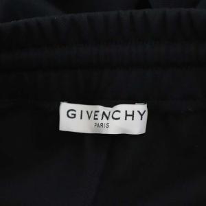 GIVENCHY LOGO TAPE TRACK PANTS サイドロゴテープ ジョガーパンツ イージー S ブラック