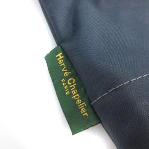 Hervé Chapelier ナイロン舟型トートバッグ XL ネイビー
