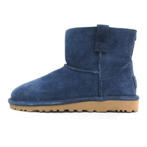 UGG australia Classic Unlined Mini Perf ショートブーツ レザー
