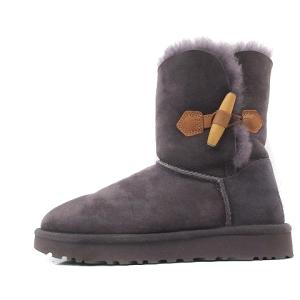 UGG australia KEELY ムートンブーツ ミドル ロゴ 22cm パープル 1012362