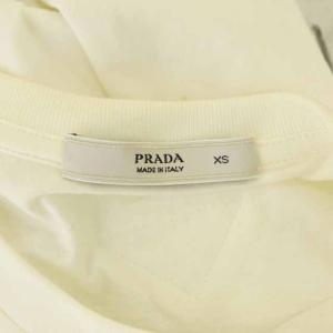 PRADA 半袖クマビジューTシャツ XS オフホワイト