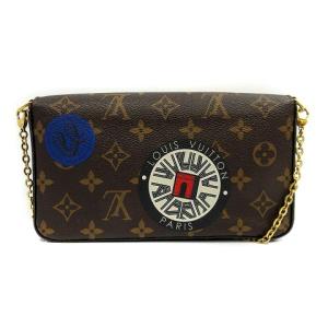 LOUIS VUITTON ポシェット・フェリシー マイLV ワールドツアー ブラウン
