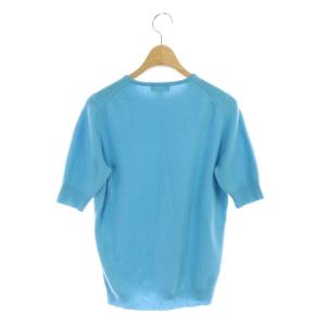 Drawer クルーネックショートスリーブニットセーター 1 ライトブルー