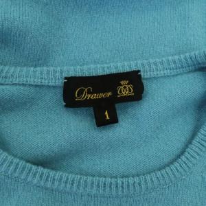 Drawer クルーネックショートスリーブニットセーター 1 ライトブルー