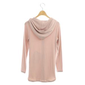 BORDERS at BALCONY 21SS RIB ZIP ジップアップパーカー 36 ライトピンク